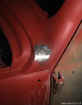 aerial hole weld www.vwoval.co.uk vw oval beetle project body lift baja.JPG (177132 bytes)